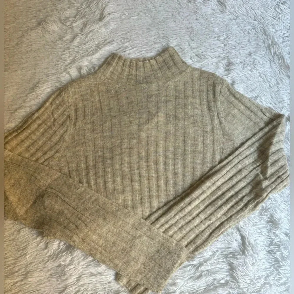 Madewell Women’s Alpaca-Blend Mockneck Sweater